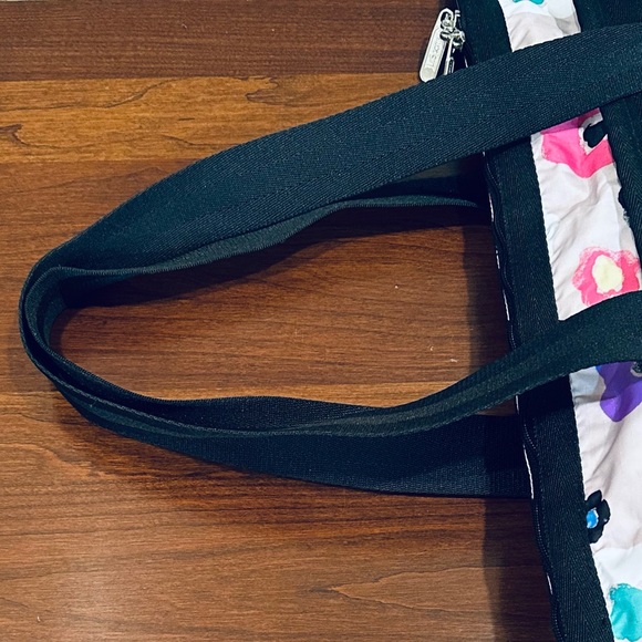 🌟HP🌟2012 LeSportsac Large Travel Tote Nylon Multicolor Floral Tuileries Print - Picture 6 of 15